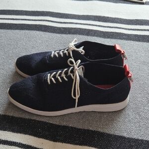 NAUTICA navy Sneakers with Red Accents